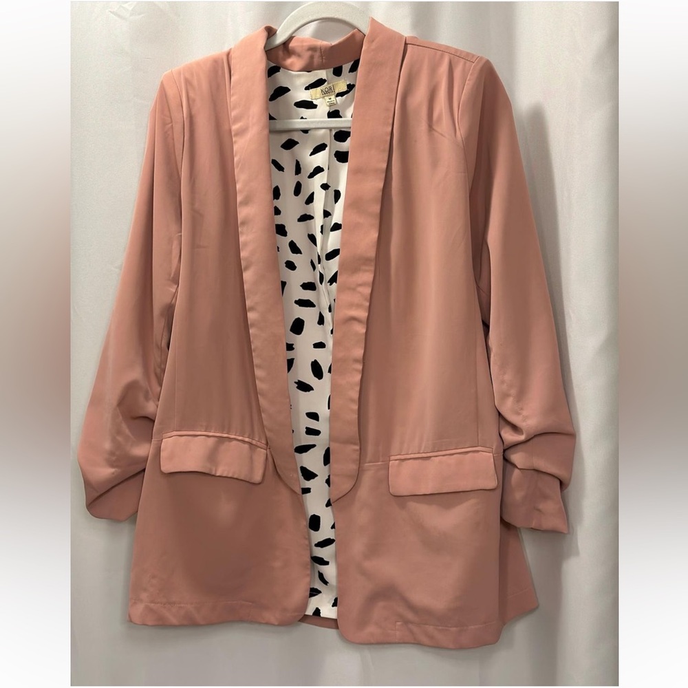 KORI AMERICA • size M • blush pink • Oversized blazer jacket • $8